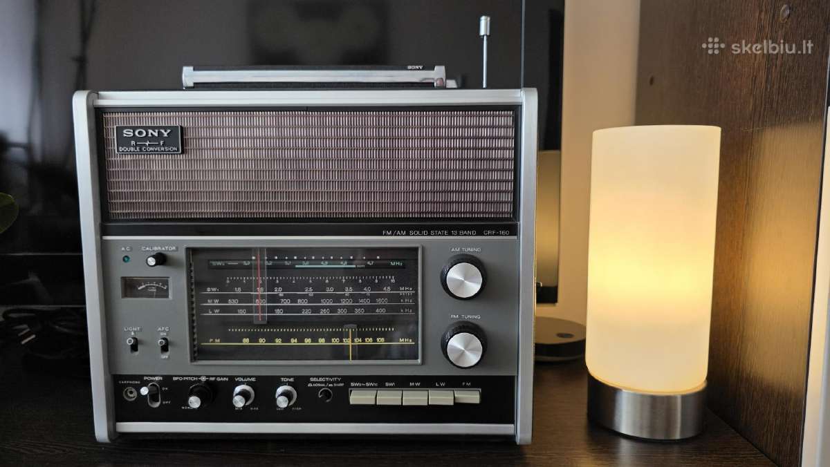 Sony Crf-160 Fm/lw/mw/sw Radijo Imtuvas - nuotraukos Nr. 23