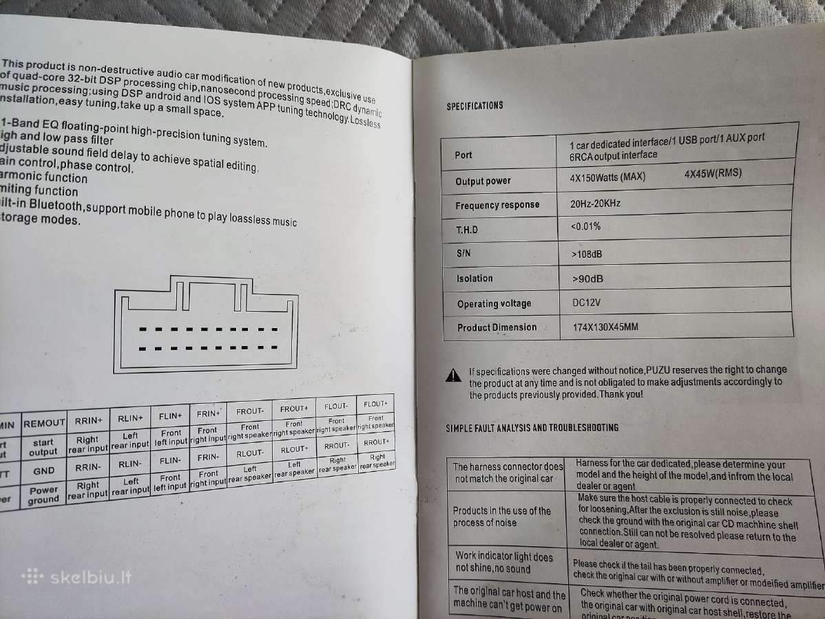 Stiprintuvas su procesoriumi 31eq bands - nuotraukos Nr. 7