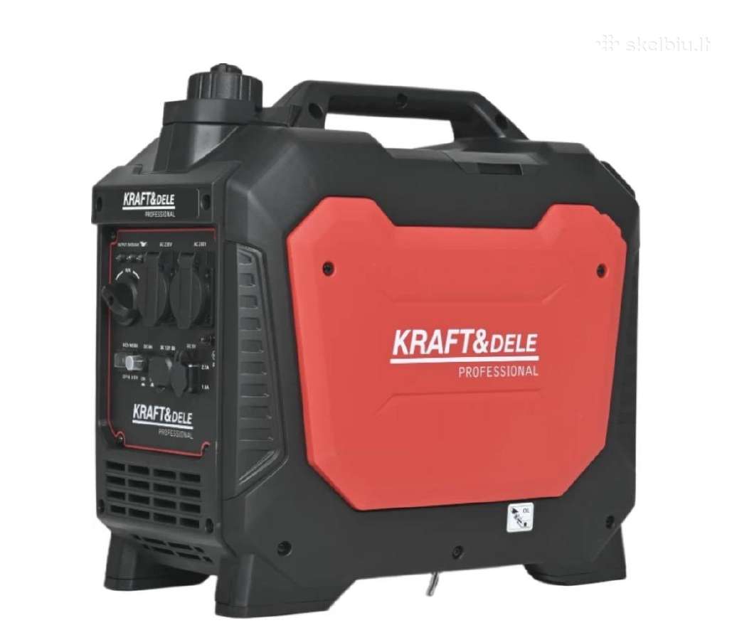 Inverterinis generatorius 2,5kw 12/230v Kraft&dele - nuotraukos Nr. 2