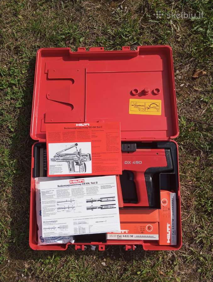 Hilti Dx 450 kapsulinis kalimo pistoletas - nuotraukos Nr. 7