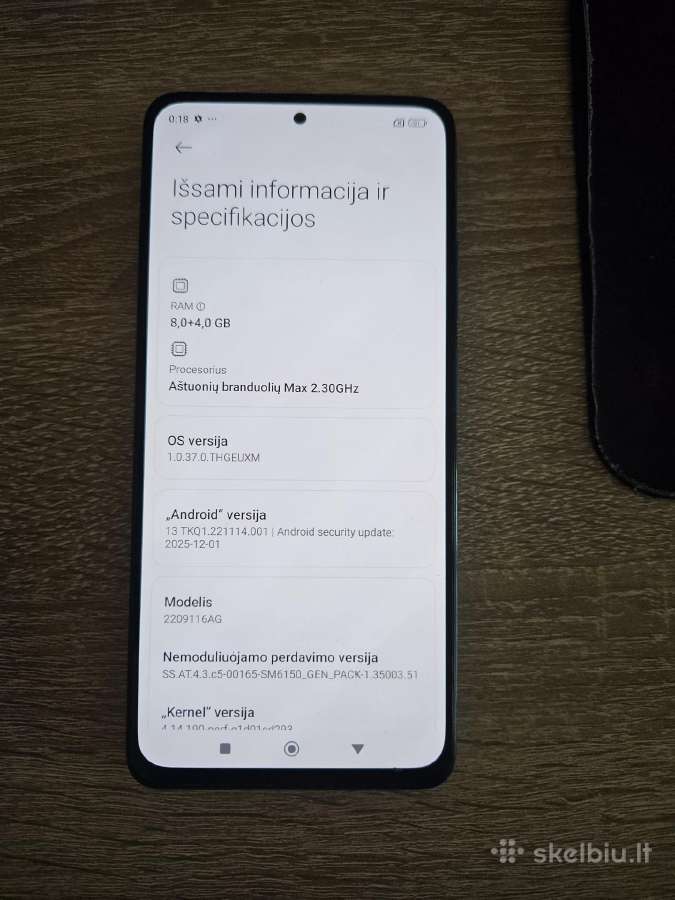 Redmi note 12 pro 8/256 - nuotraukos Nr. 8