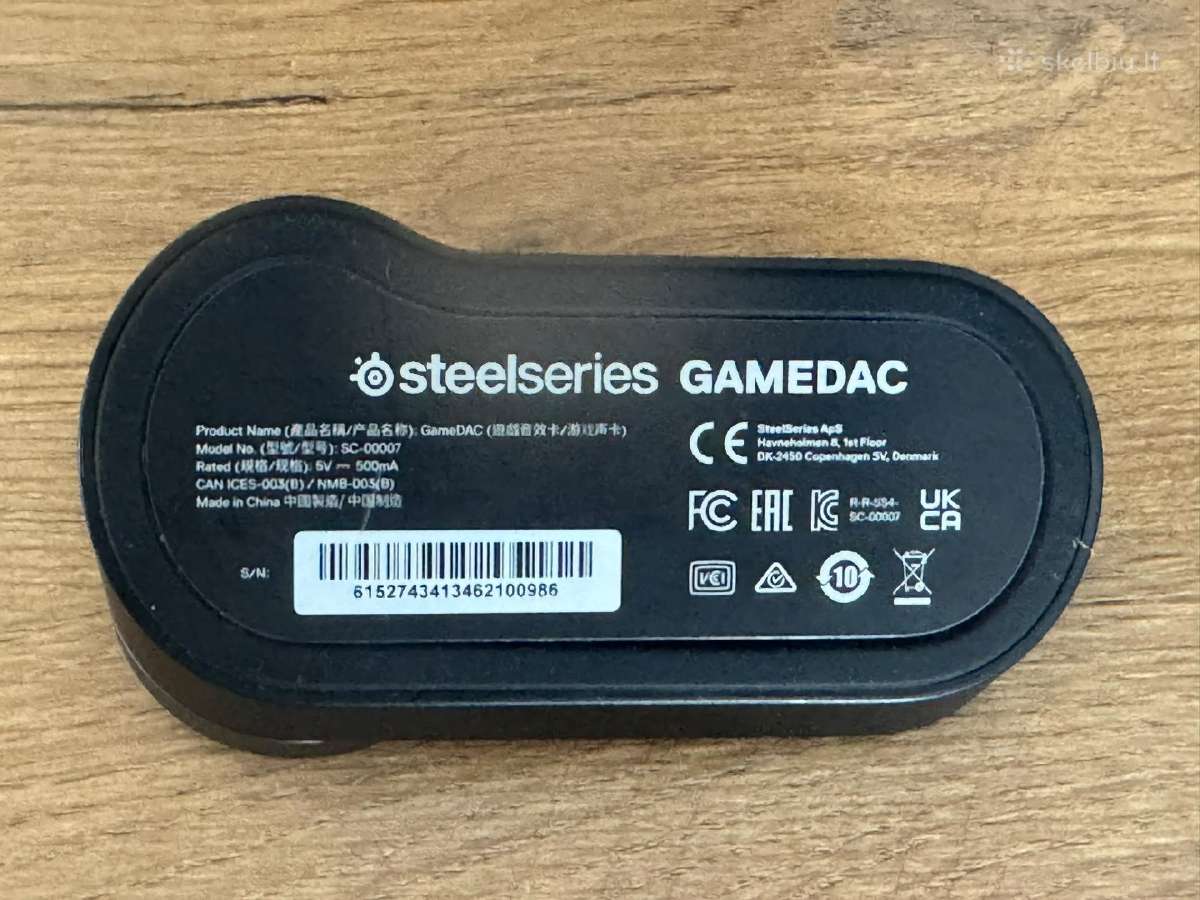 Steelseries Gamedac Gen2 - nuotraukos Nr. 3