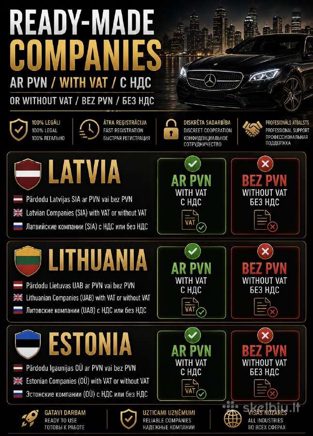 Parduodama Latvijos įmonė (Sia) su PVM - nuotraukos Nr. 2