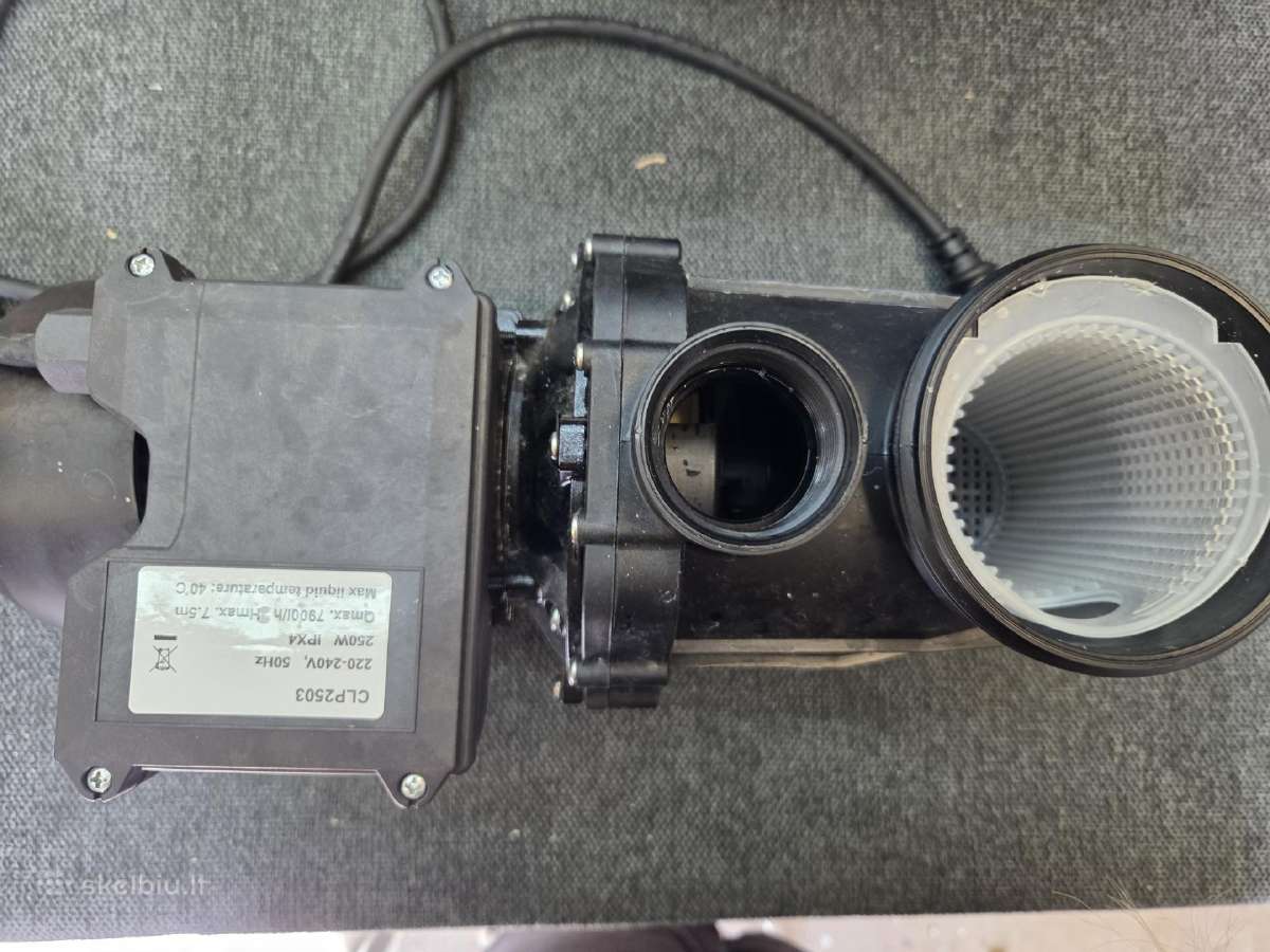 Baseino siurblys smėlio filtrui 8000l/ H 300w - nuotraukos Nr. 3