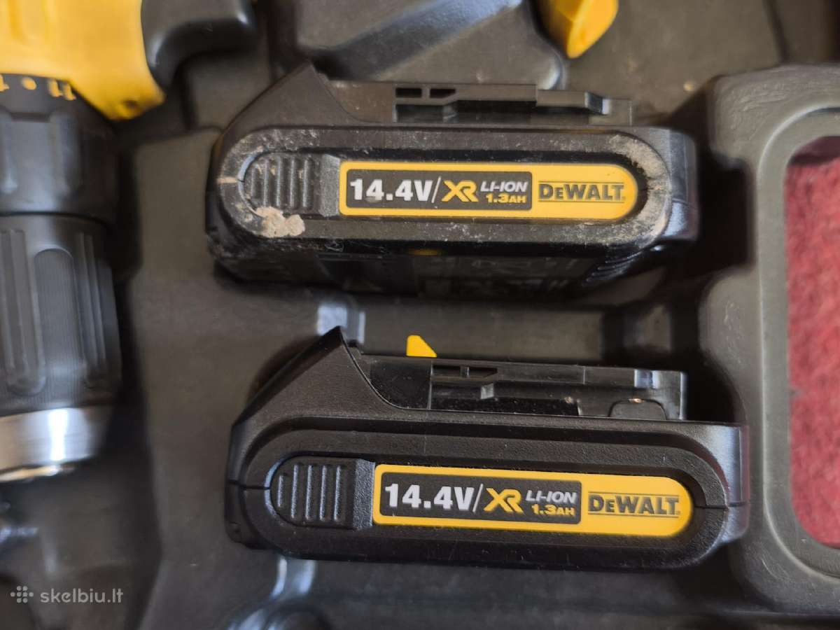 Dewalt suktukas 14.4v 2x akumai - nuotraukos Nr. 3
