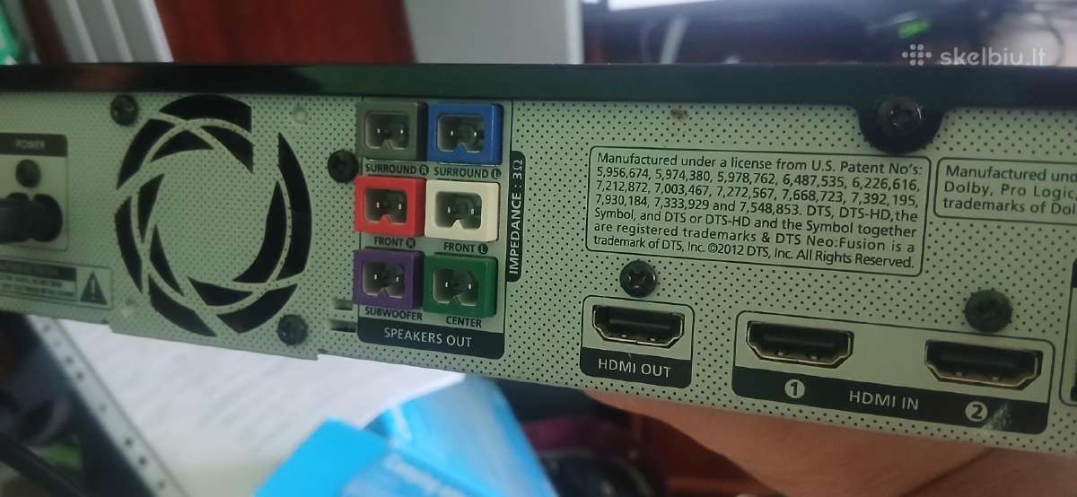 Samsung dvd su lempiniu stiprintuvu - nuotraukos Nr. 9