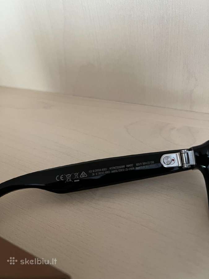 Ray-ban Meta Wayfarer išmanieji akiniai Gen2 - nuotraukos Nr. 5