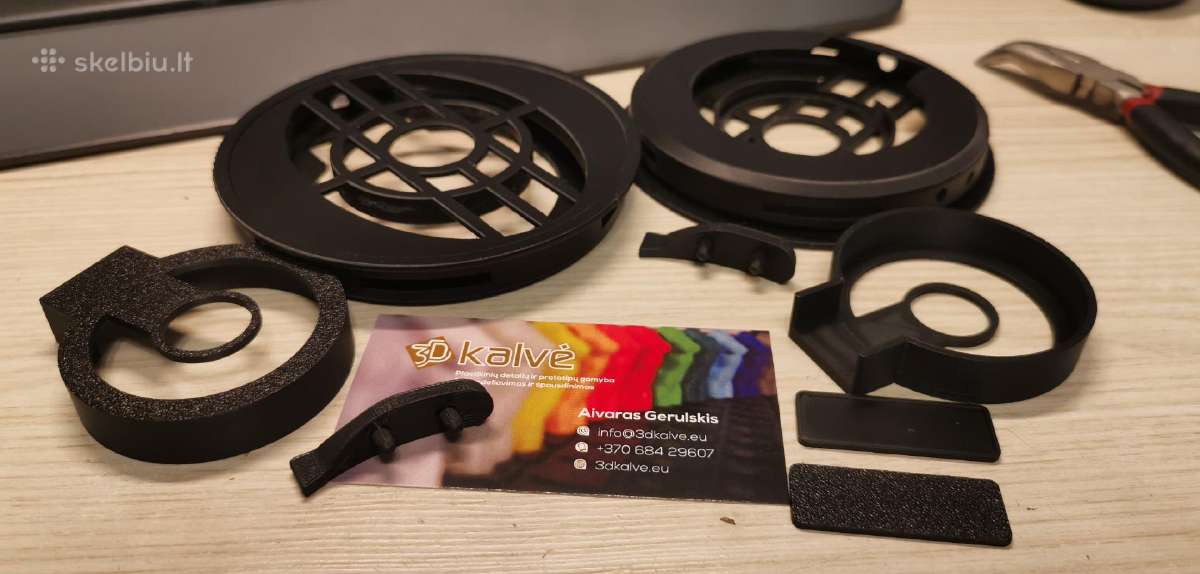 3D spausdinimas, plastikinių detalių gamyba - nuotraukos Nr. 19