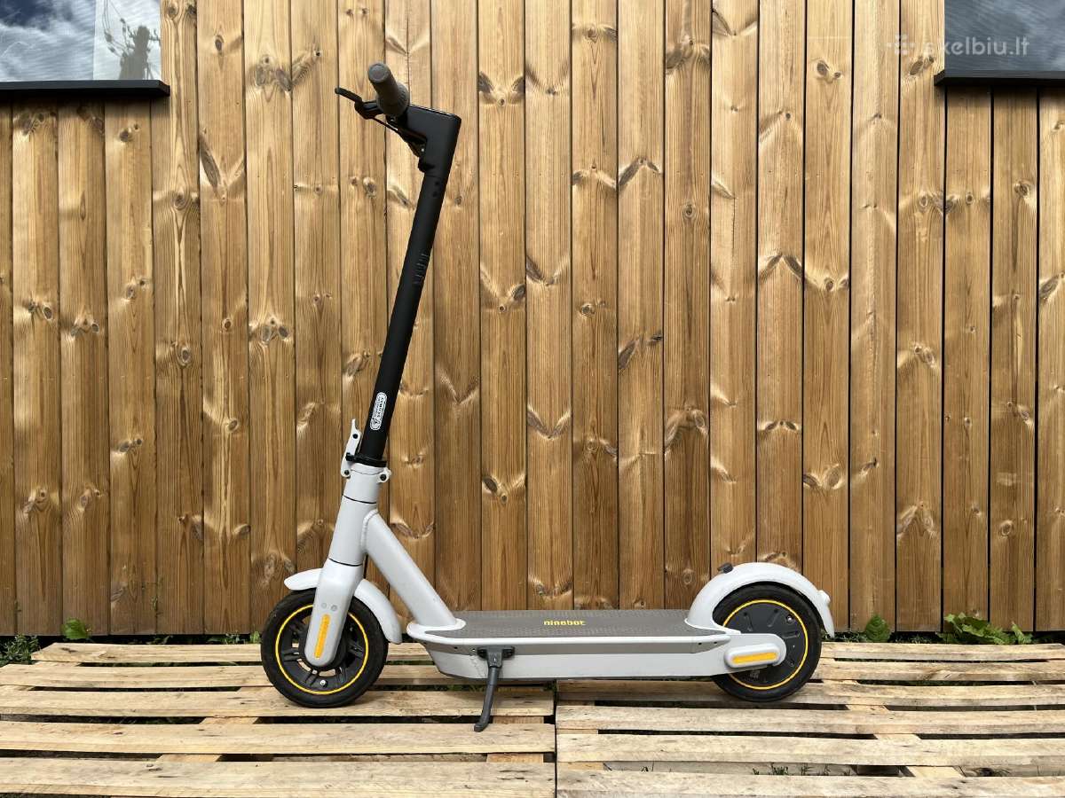 Elektrinis dviratis Paspirtukas Segway - nuotraukos Nr. 2