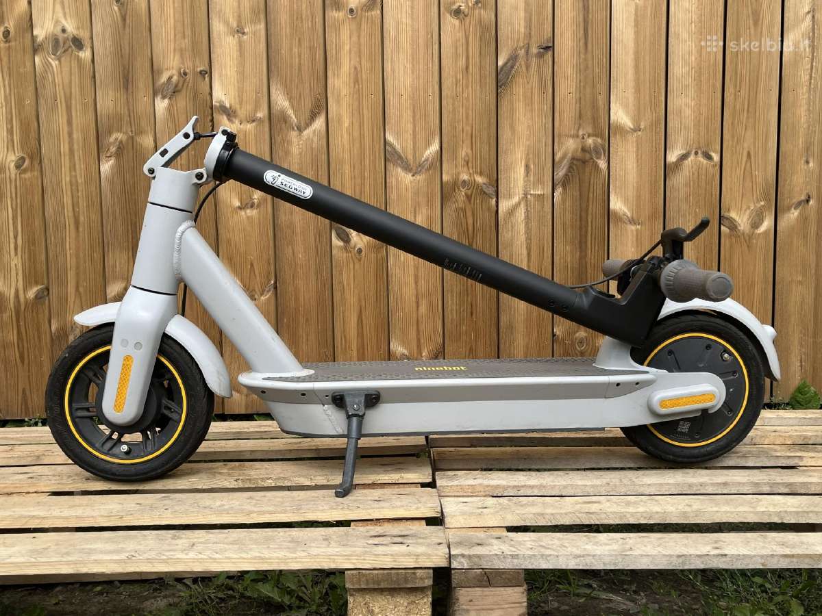 Elektrinis dviratis Paspirtukas Segway - nuotraukos Nr. 4