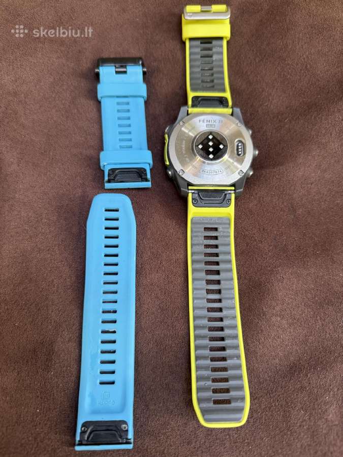 Garmin Fenix 8 Solar Sapphire Titaniun 51mm - nuotraukos Nr. 2