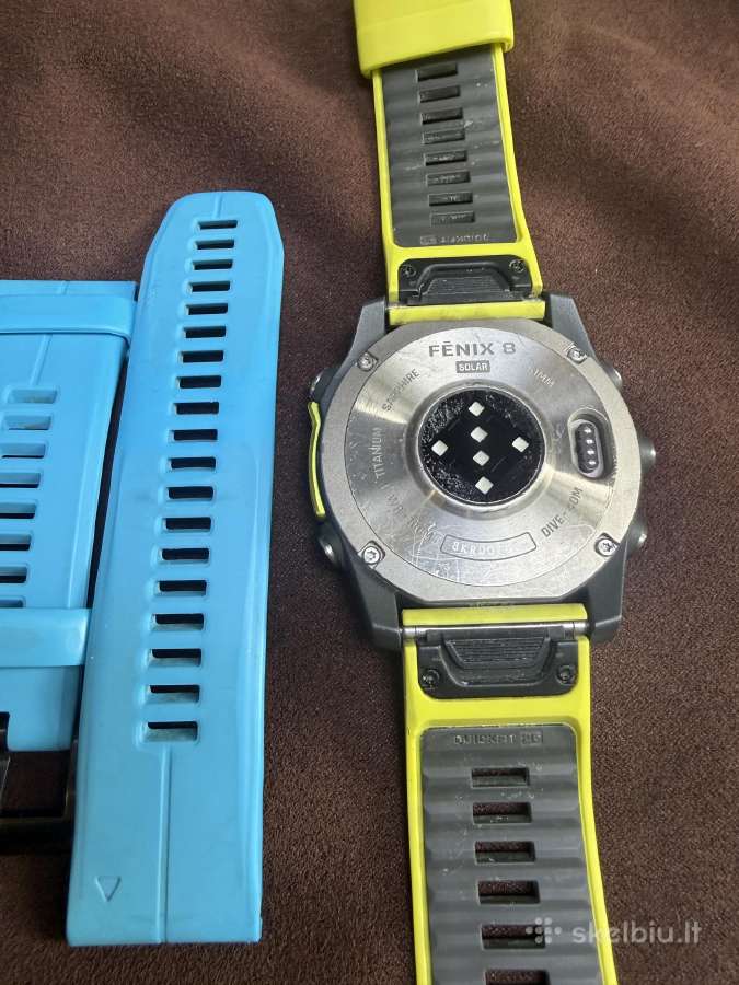 Garmin Fenix 8 Solar Sapphire Titaniun 51mm - nuotraukos Nr. 4