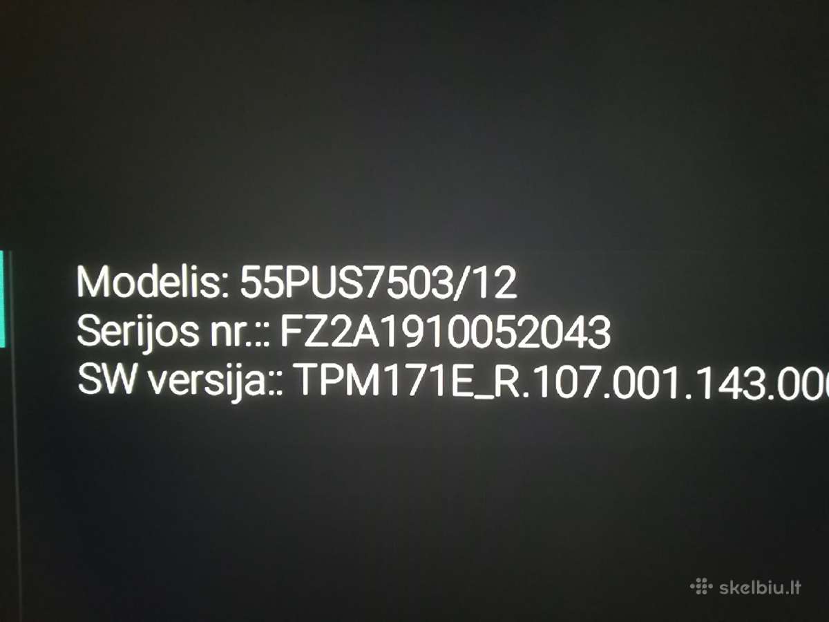Philips 7500 series 4k Uhd LED „android“ Smart TV - nuotraukos Nr. 10