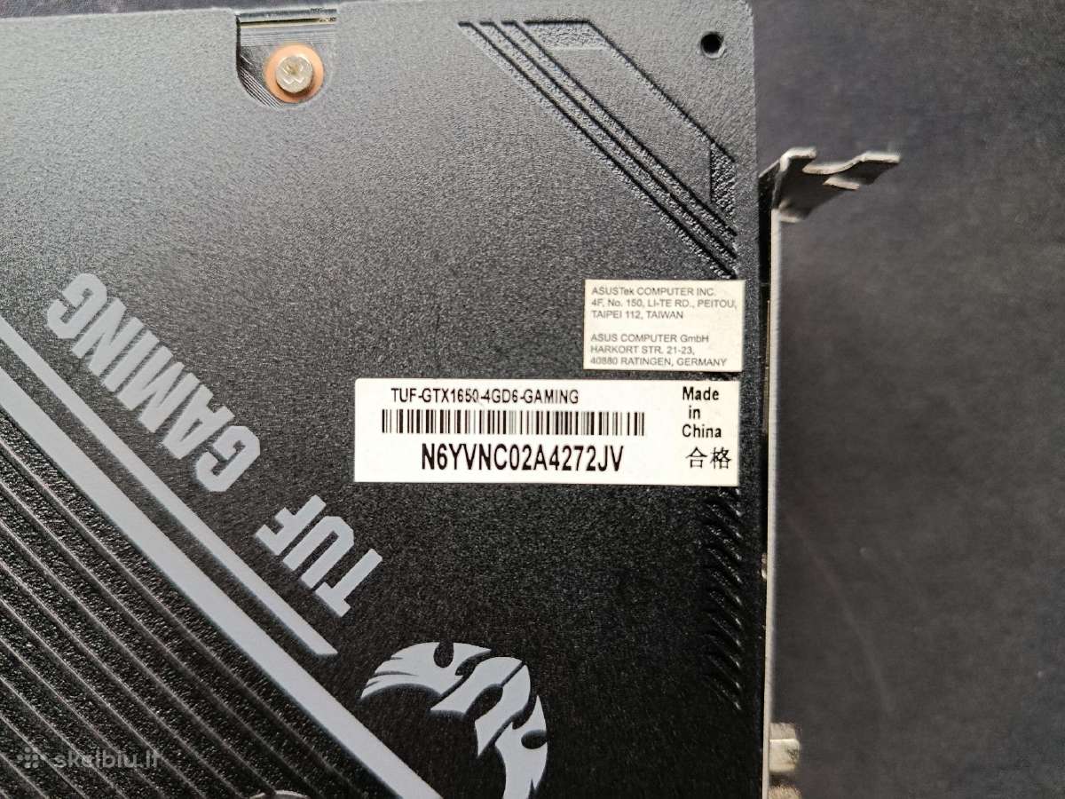 Geforce Gtx 1650 4gb Gddr6 oc - nuotraukos Nr. 5