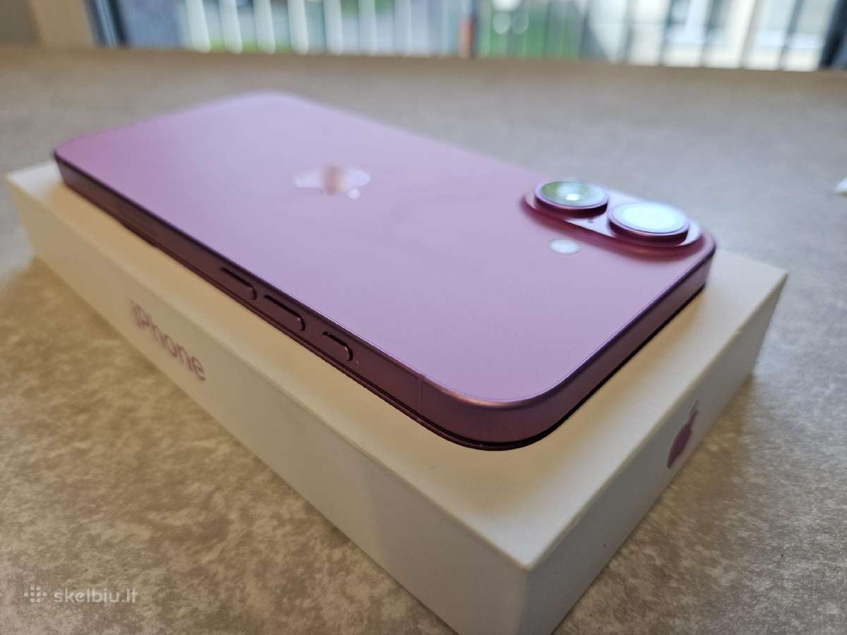 Puikios būklės iPhone 16 Plus 128 GB telefonas - nuotraukos Nr. 14