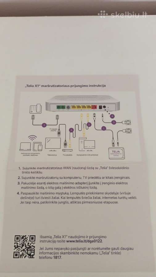 Telia X1 Technicolor Dga0122 - nuotraukos Nr. 4