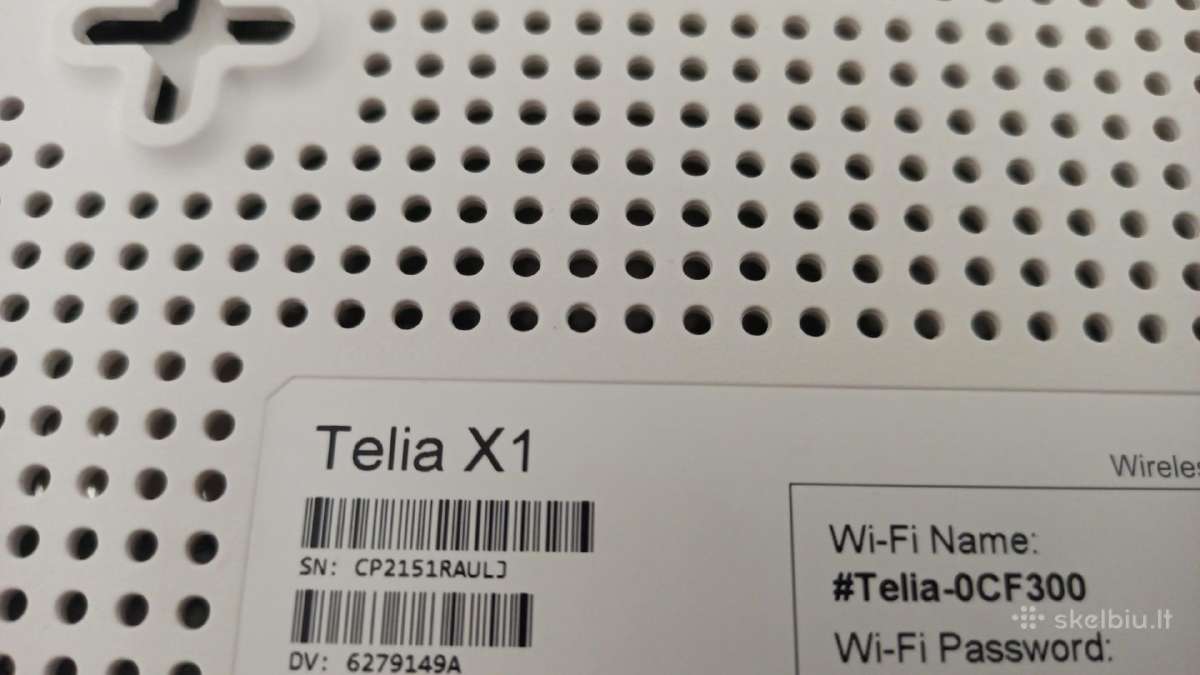 Telia X1 Technicolor Dga0122 - nuotraukos Nr. 3