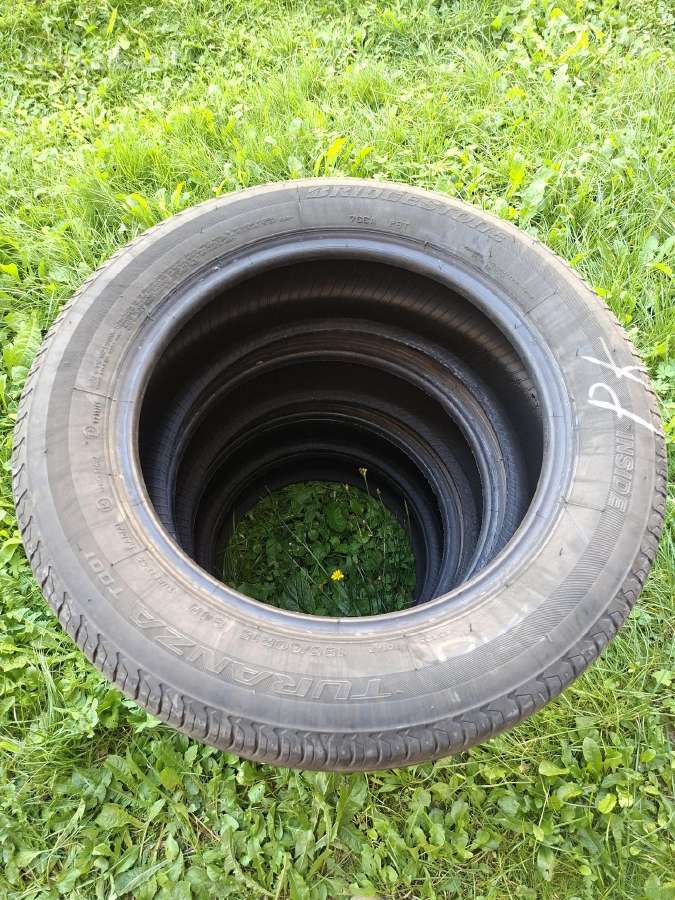 4vnt=40 eur ~6-7mm.bridgestone Turanza 185/60/r15 - nuotraukos Nr. 4
