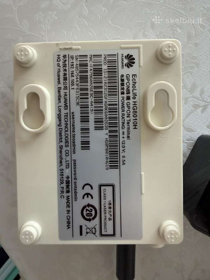 Huawei Echolife Hg8010h Gpon Terminal Ont - nuotraukos Nr. 3