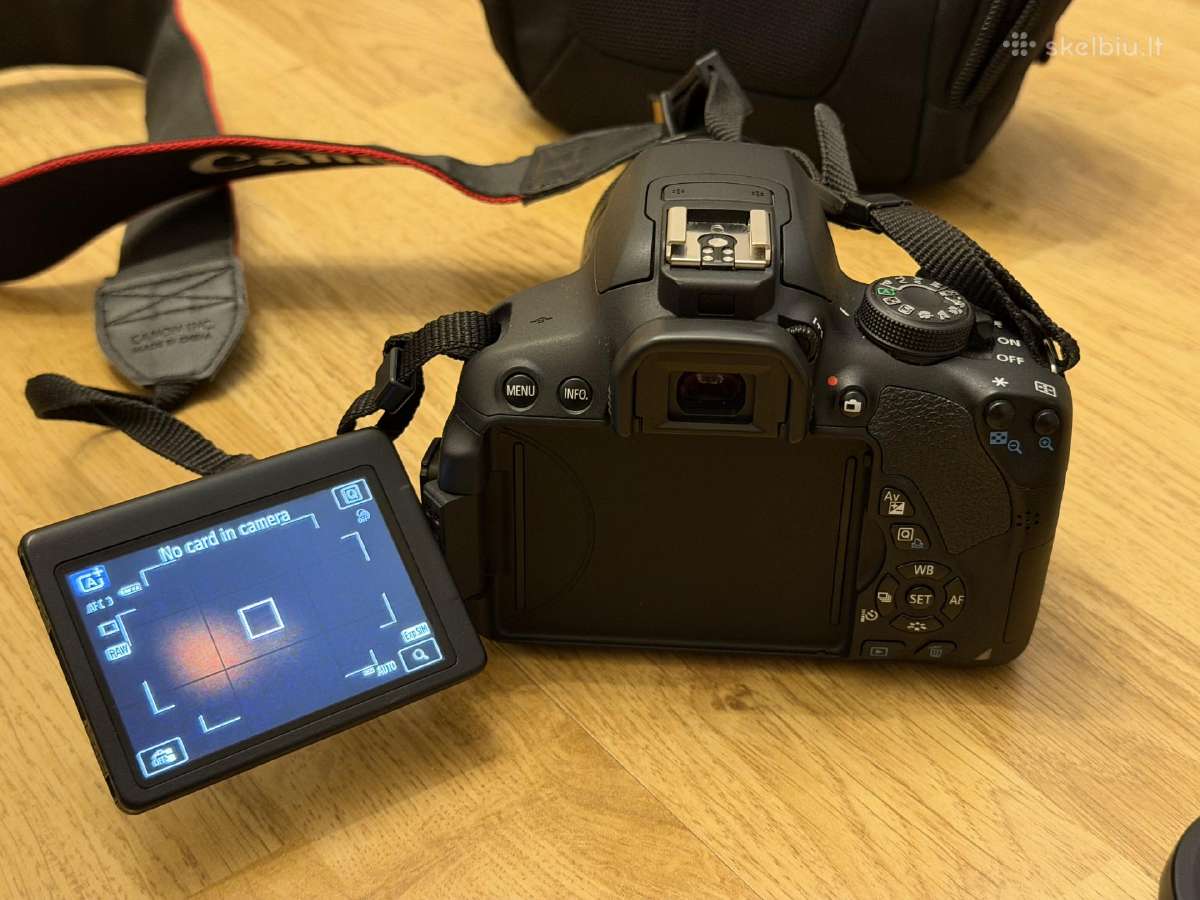 Canon EOS 700d / 18-55mm Is Stm / 9k kadrų - nuotraukos Nr. 6