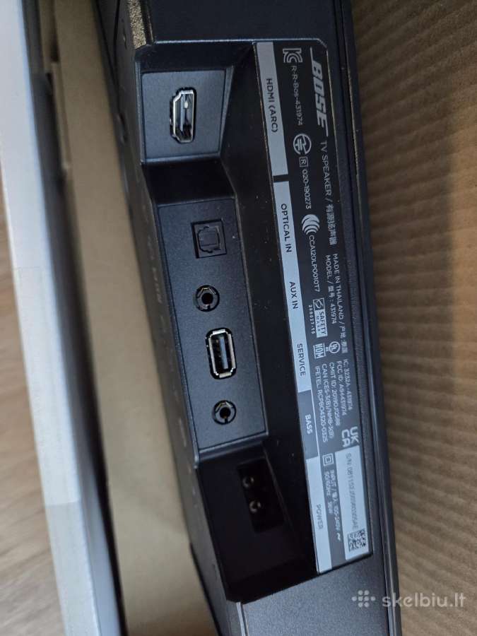 Bose TV Speaker namų garso sistema - nuotraukos Nr. 3