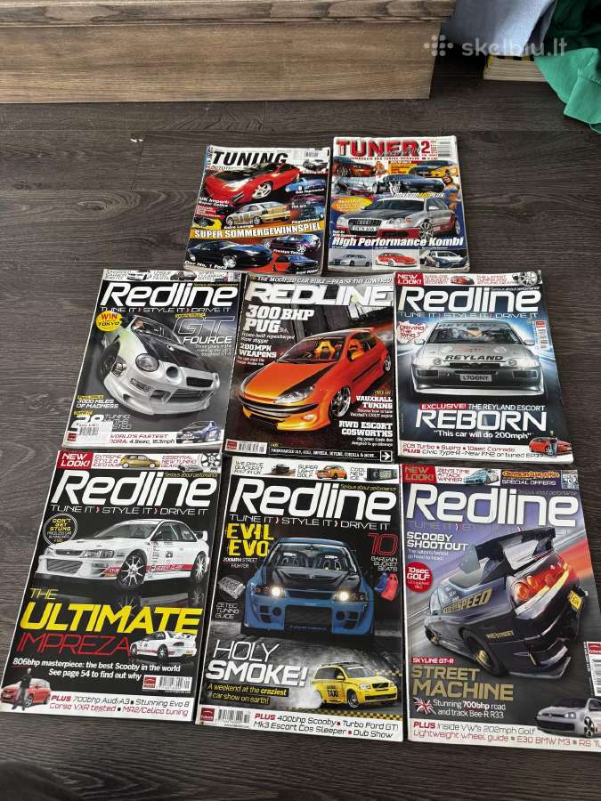 54 Žurnalai mobilis, car, Redline, keturi ratai - nuotraukos Nr. 7