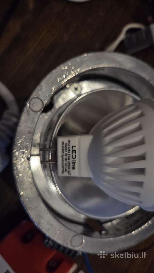 7 įleidžiami šviestuvai + 6 LED + 2 blokai 12v - nuotraukos Nr. 6