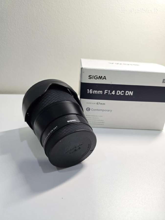 Sigma 16mm F 1.4 Sony E- mount - nuotraukos Nr. 3