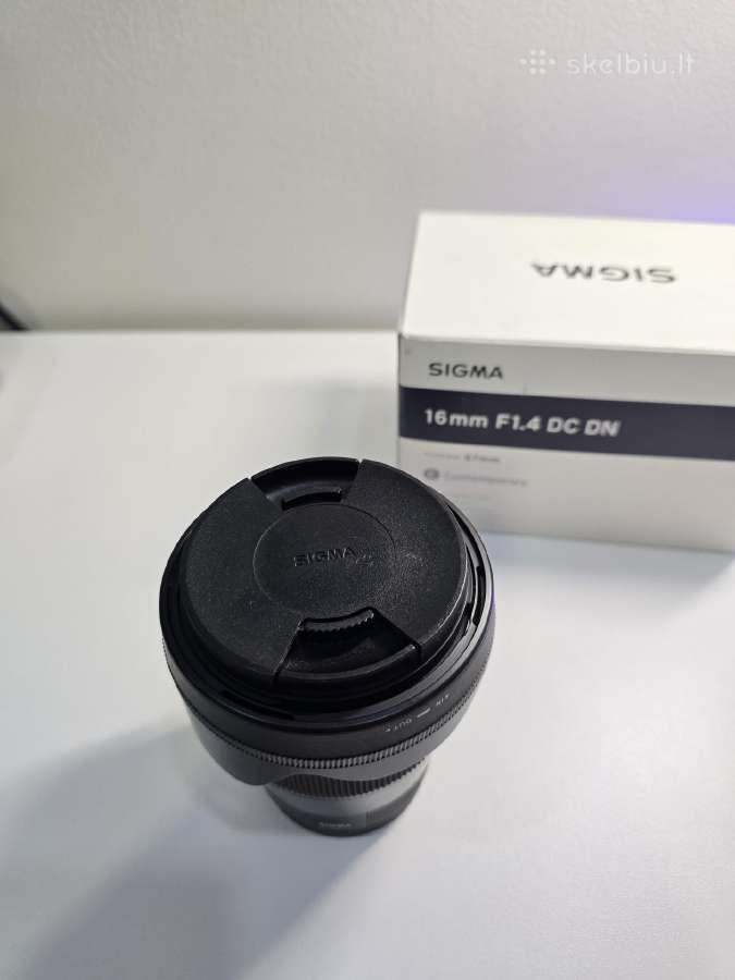 Sigma 16mm F 1.4 Sony E- mount - nuotraukos Nr. 4