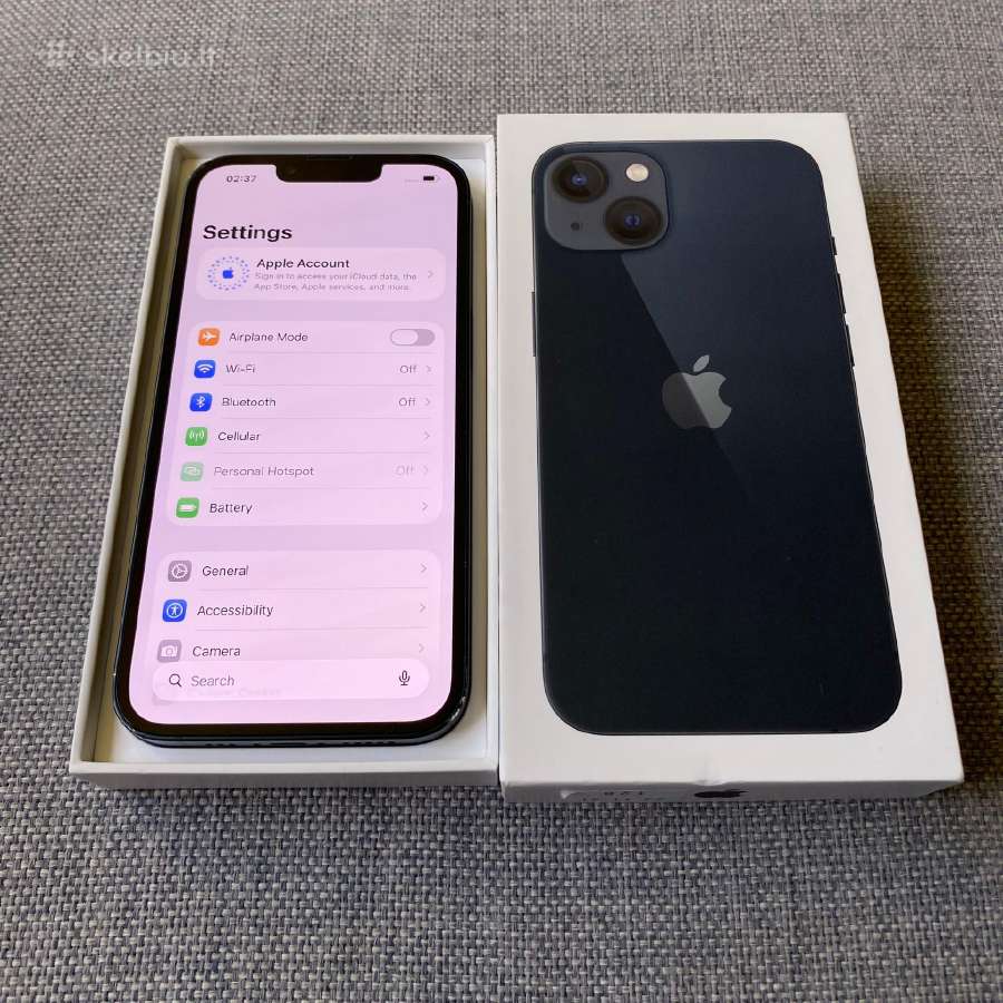Apple iPhone 13 128gb Midnight - nuotraukos Nr. 2