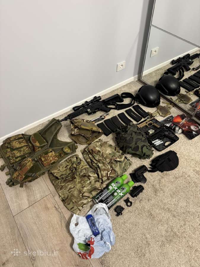 Airsoft komplektas Airsoft setas m4 bereta - nuotraukos Nr. 2