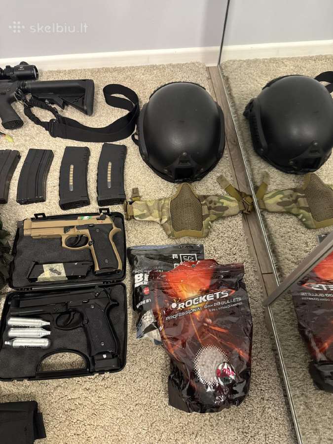 Airsoft komplektas Airsoft setas m4 bereta - nuotraukos Nr. 5