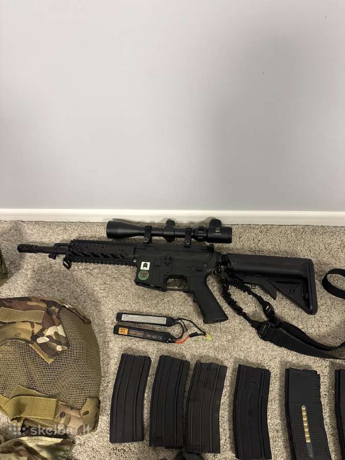 Airsoft komplektas Airsoft setas m4 bereta - nuotraukos Nr. 6