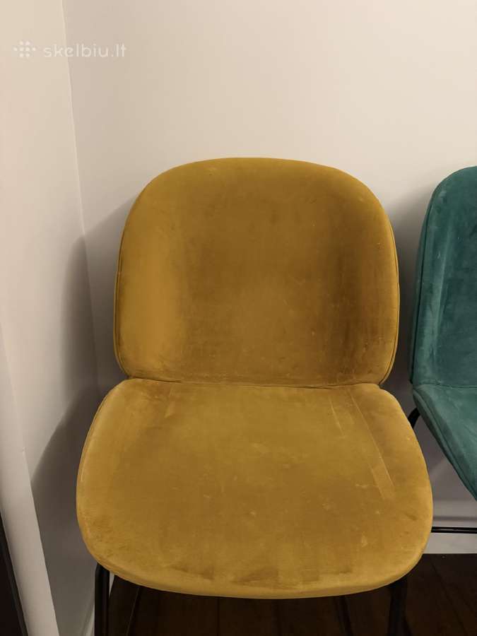 3 vnt. pusbario kėdės, 68cm - nuotraukos Nr. 2