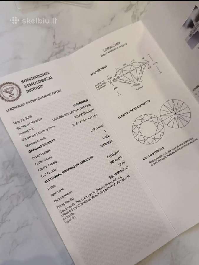 750 prabos auksiniai auskarai. - nuotraukos Nr. 6