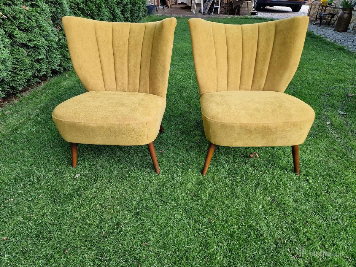 Vintažiniai mid century Coctail.st foteliai - nuotraukos Nr. 3