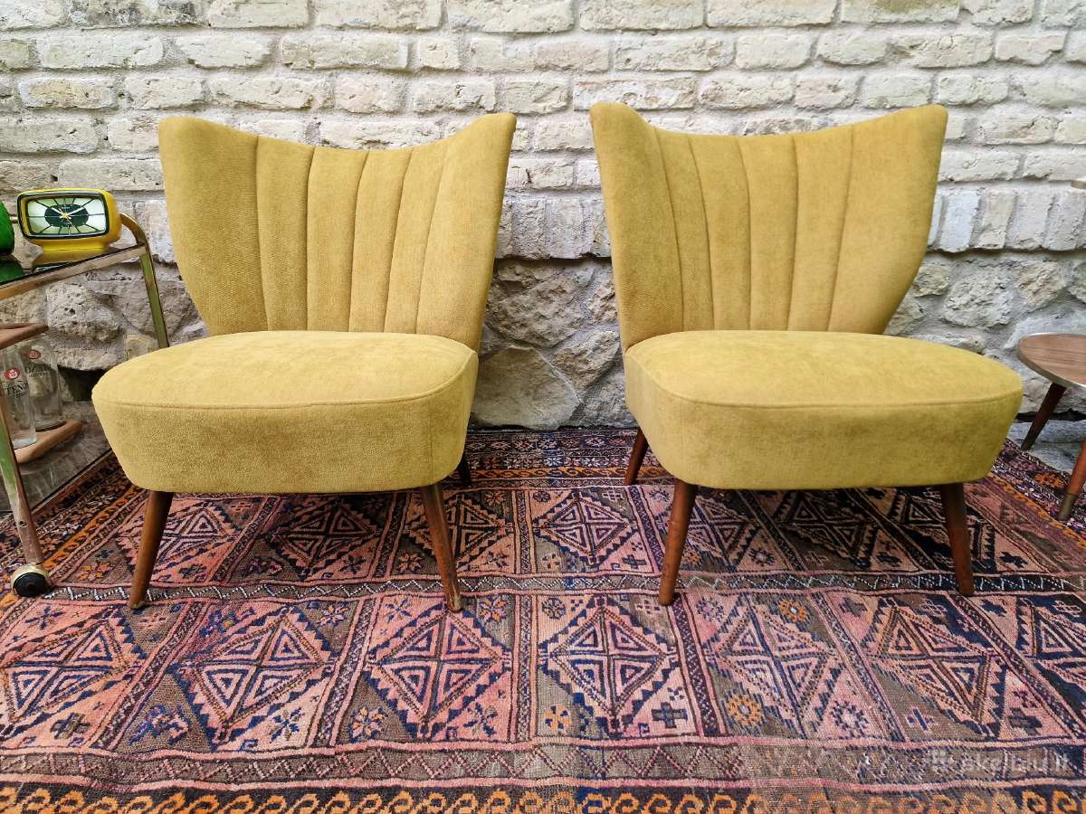 Vintažiniai mid century Coctail.st foteliai - nuotraukos Nr. 2