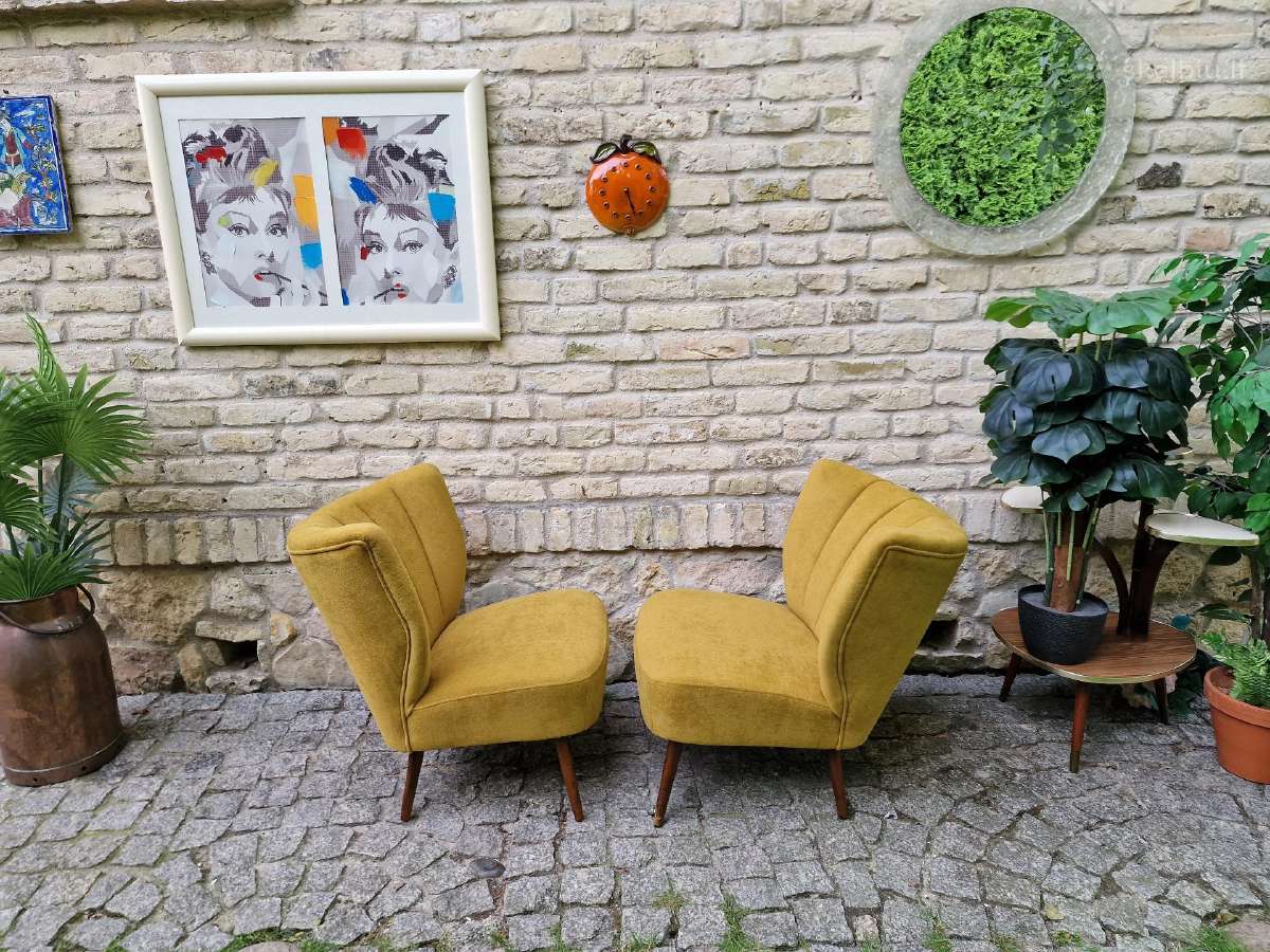 Vintažiniai mid century Coctail.st foteliai - nuotraukos Nr. 4