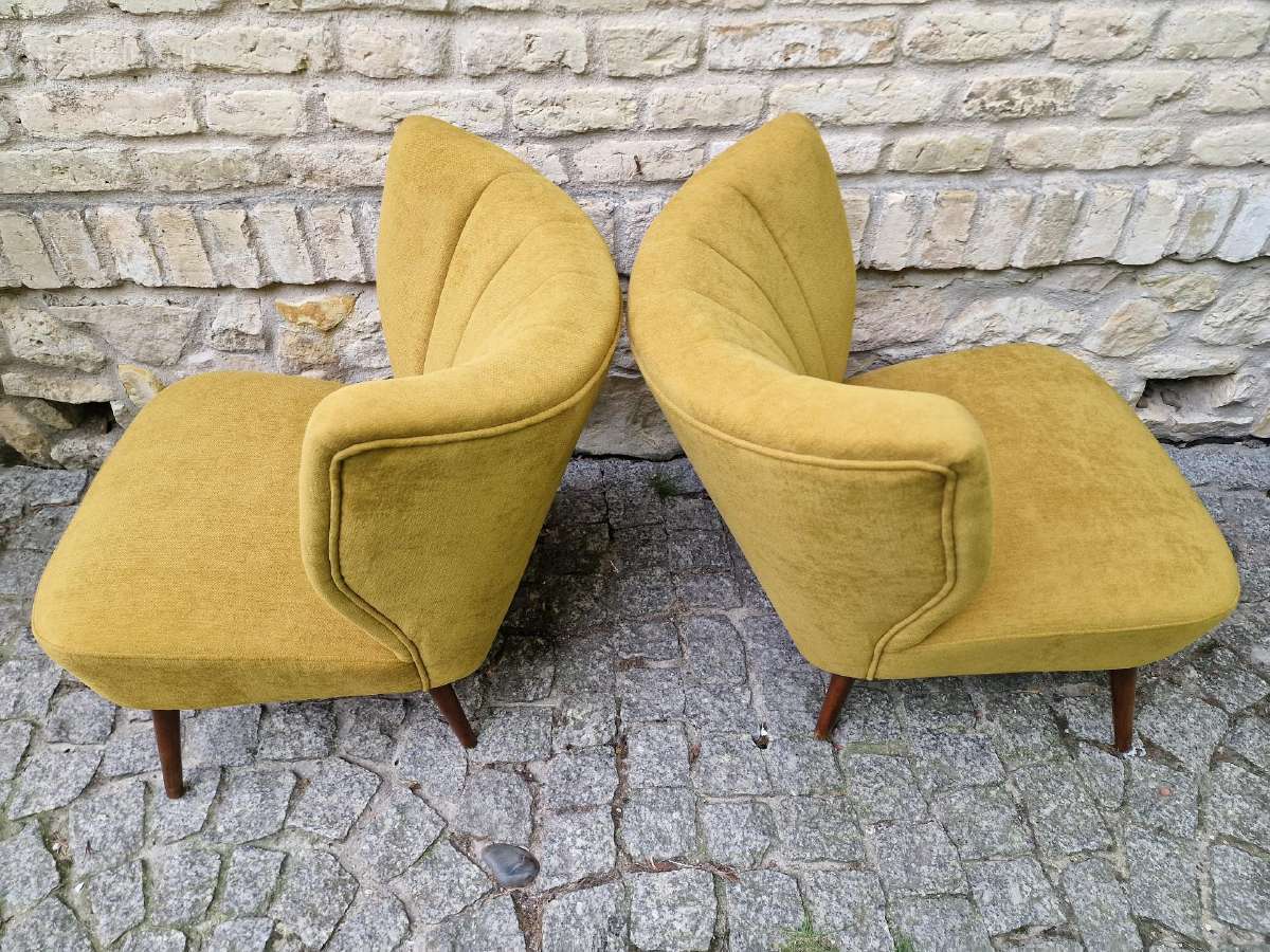 Vintažiniai mid century Coctail.st foteliai - nuotraukos Nr. 6