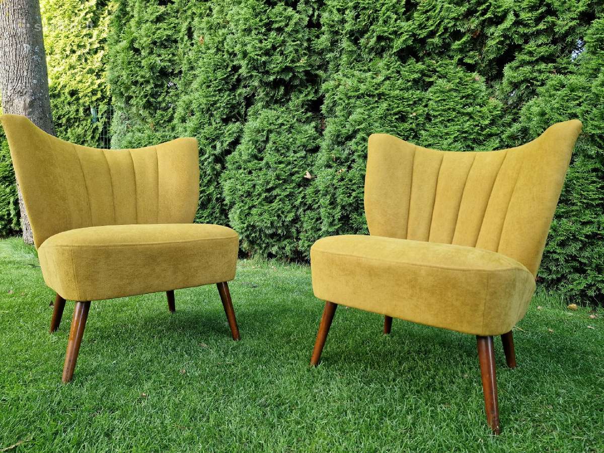 Vintažiniai mid century Coctail.st foteliai - nuotraukos Nr. 7
