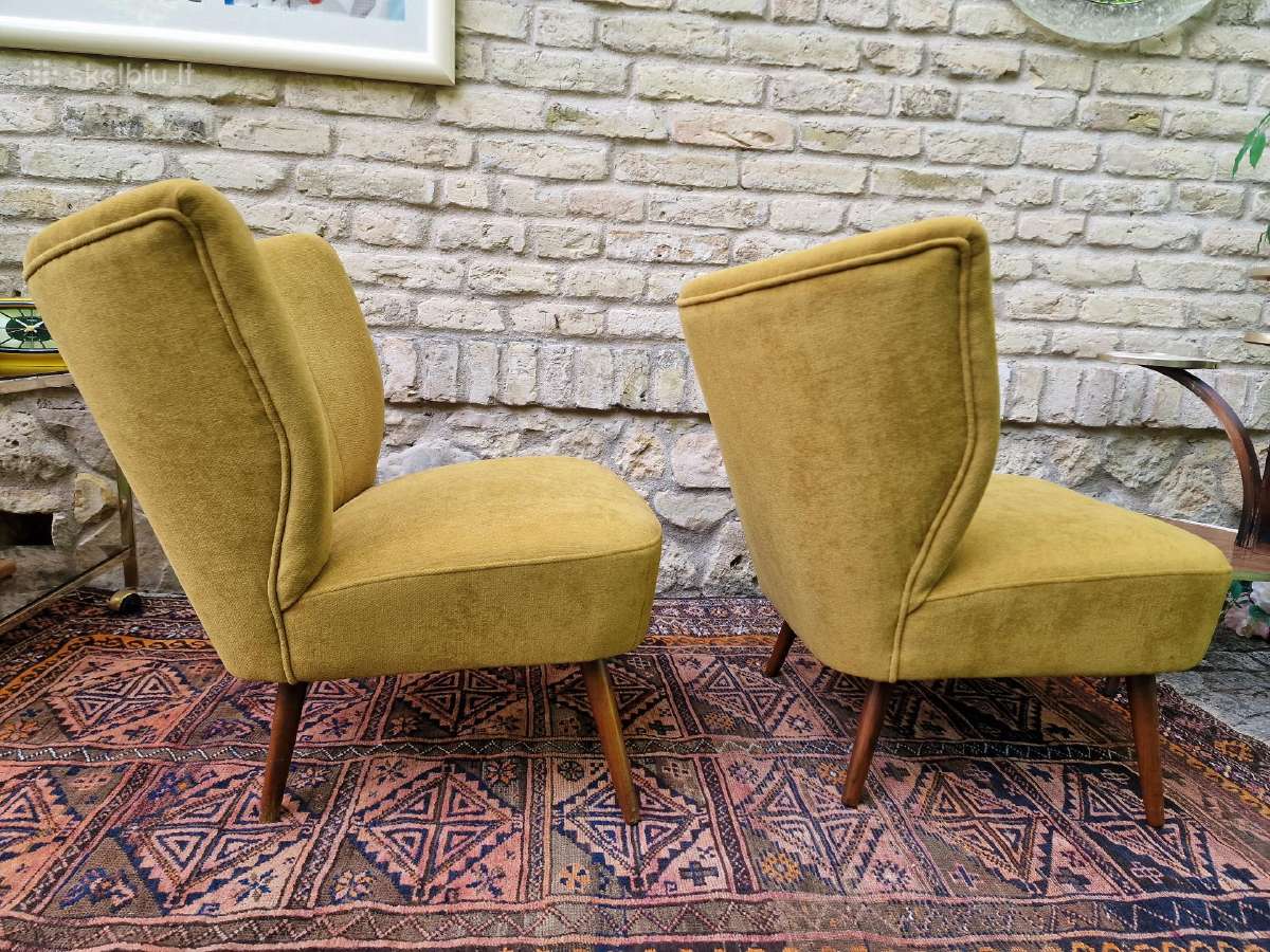 Vintažiniai mid century Coctail.st foteliai - nuotraukos Nr. 8