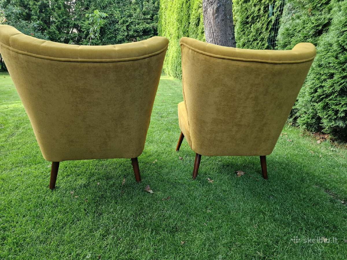 Vintažiniai mid century Coctail.st foteliai - nuotraukos Nr. 17