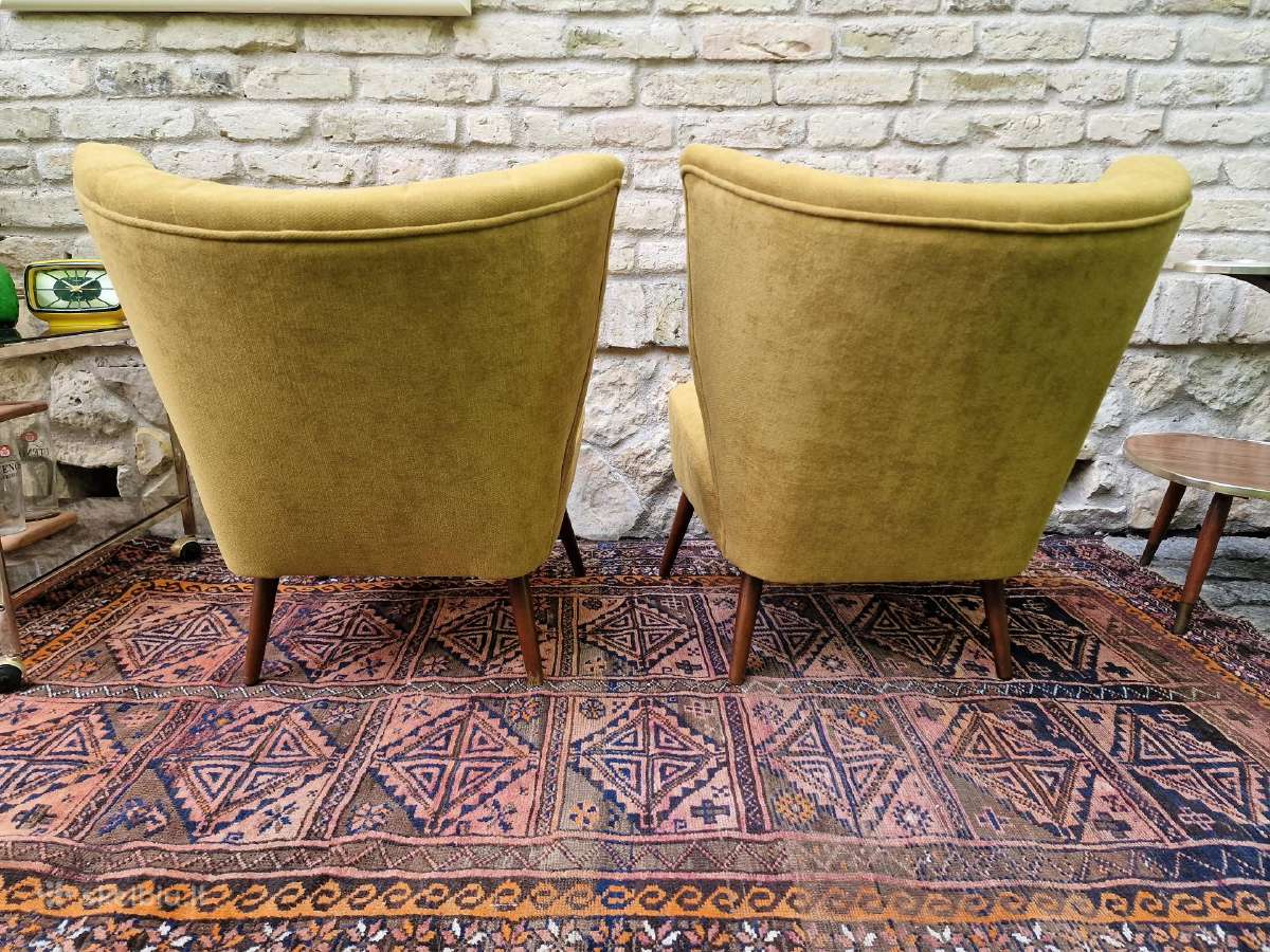 Vintažiniai mid century Coctail.st foteliai - nuotraukos Nr. 18