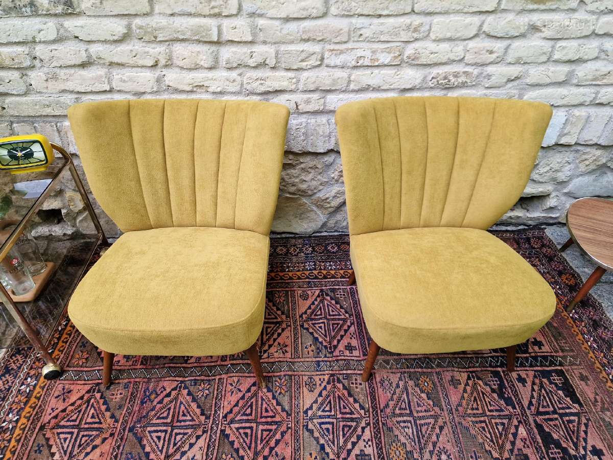 Vintažiniai mid century Coctail.st foteliai - nuotraukos Nr. 22