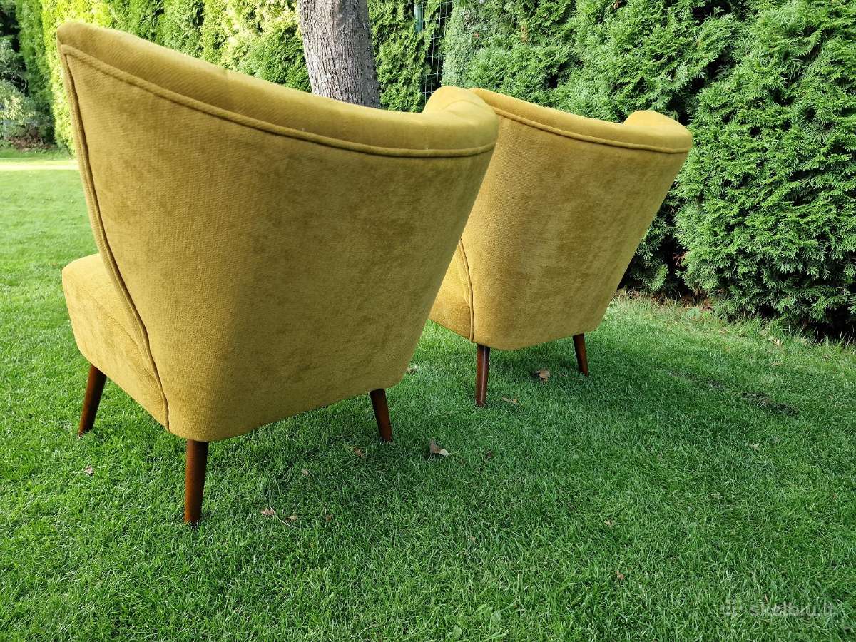 Vintažiniai mid century Coctail.st foteliai - nuotraukos Nr. 23