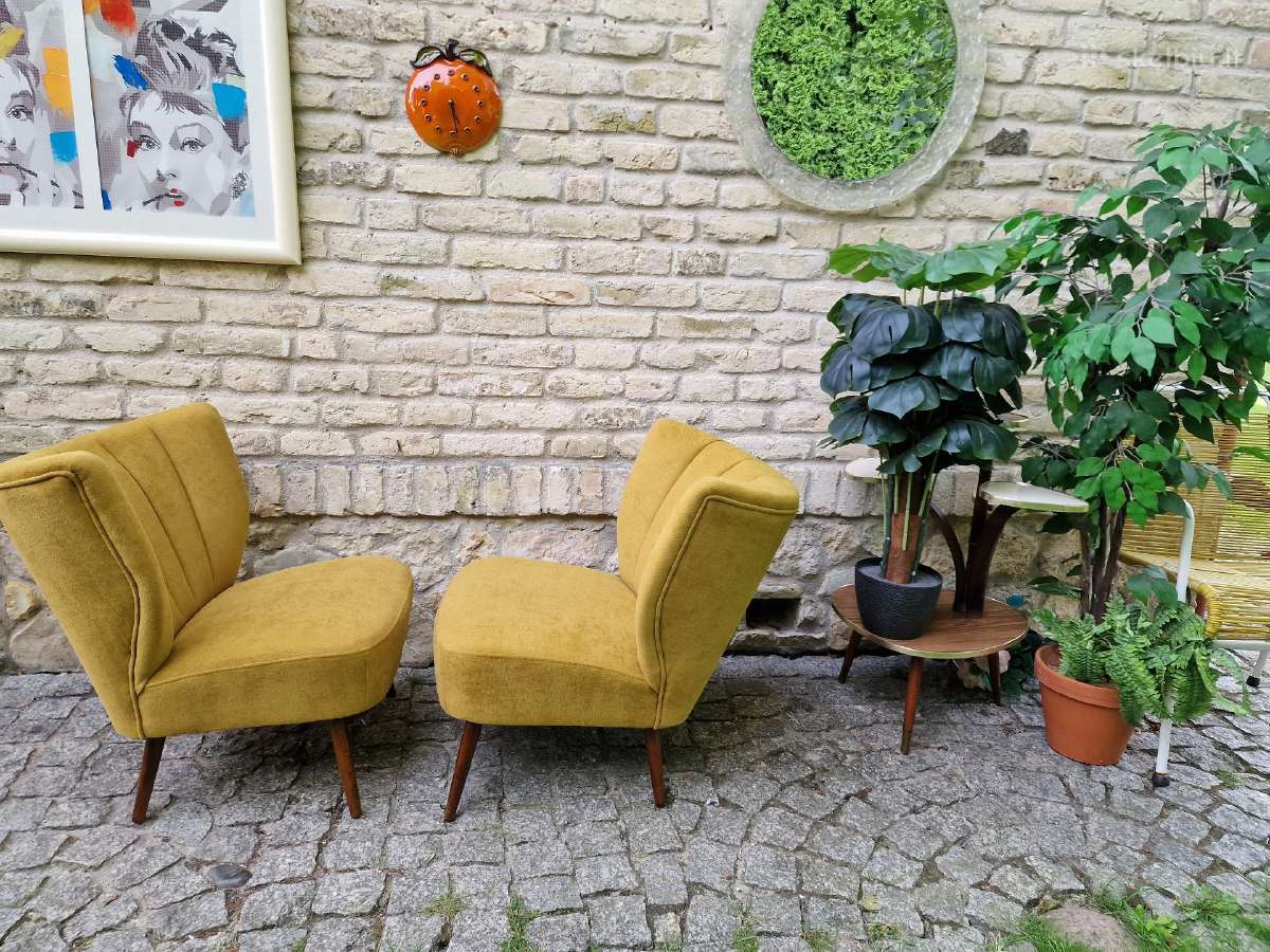 Vintažiniai mid century Coctail.st foteliai - nuotraukos Nr. 24