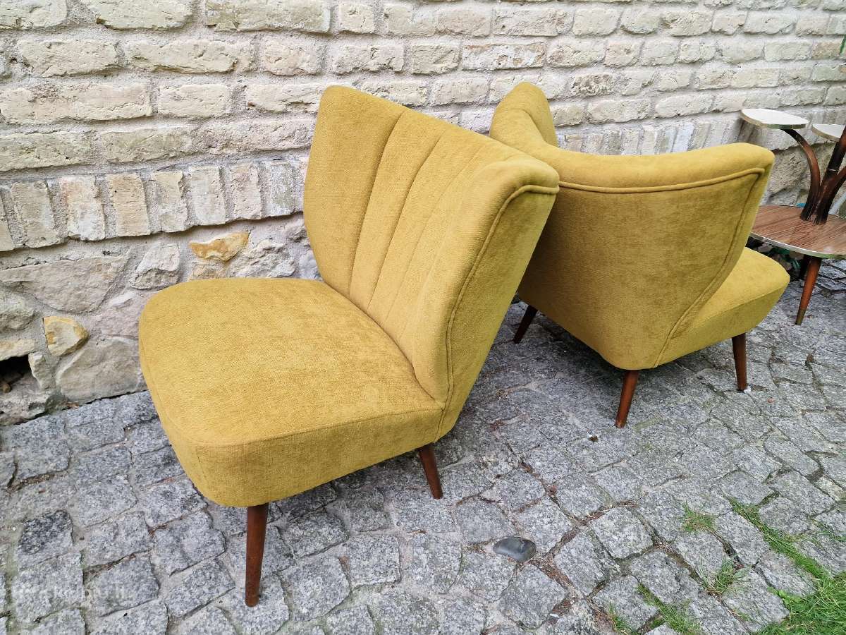 Vintažiniai mid century Coctail.st foteliai - nuotraukos Nr. 27