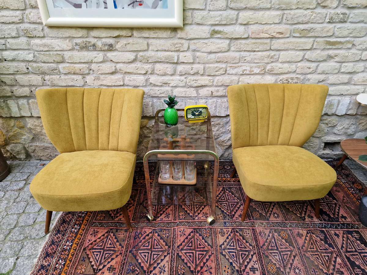 Vintažiniai mid century Coctail.st foteliai - nuotraukos Nr. 30