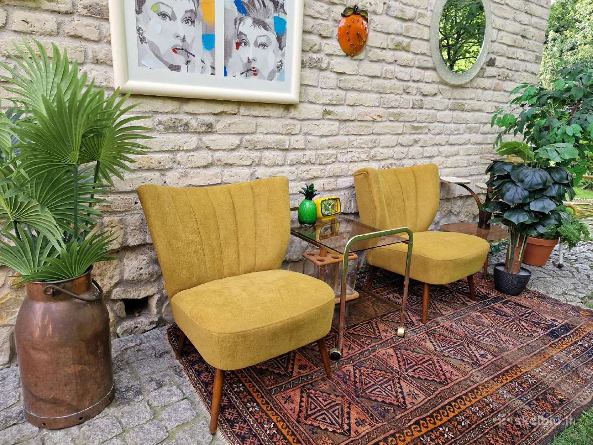 Vintažiniai mid century Coctail.st foteliai - nuotraukos Nr. 31