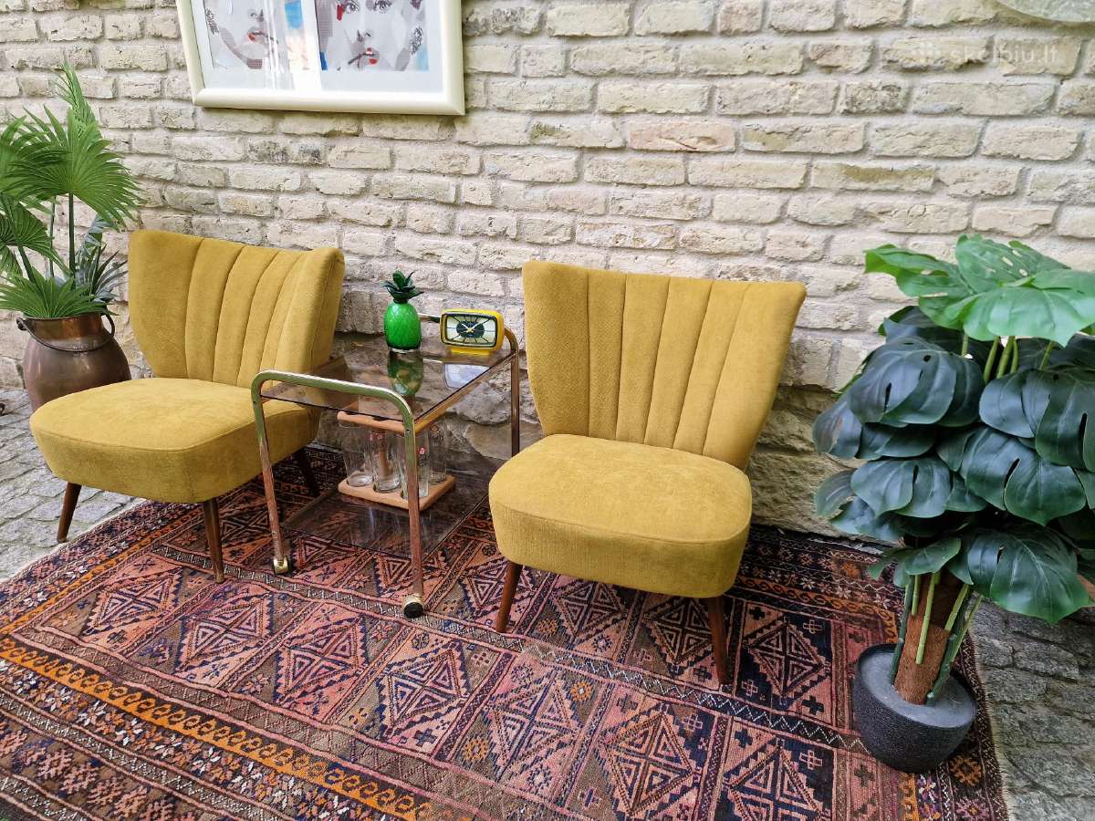 Vintažiniai mid century Coctail.st foteliai - nuotraukos Nr. 32
